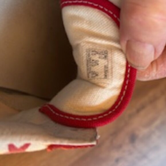 Vans Bianco Chandon Red Stressed Men's 10 - Picture 4 of 4